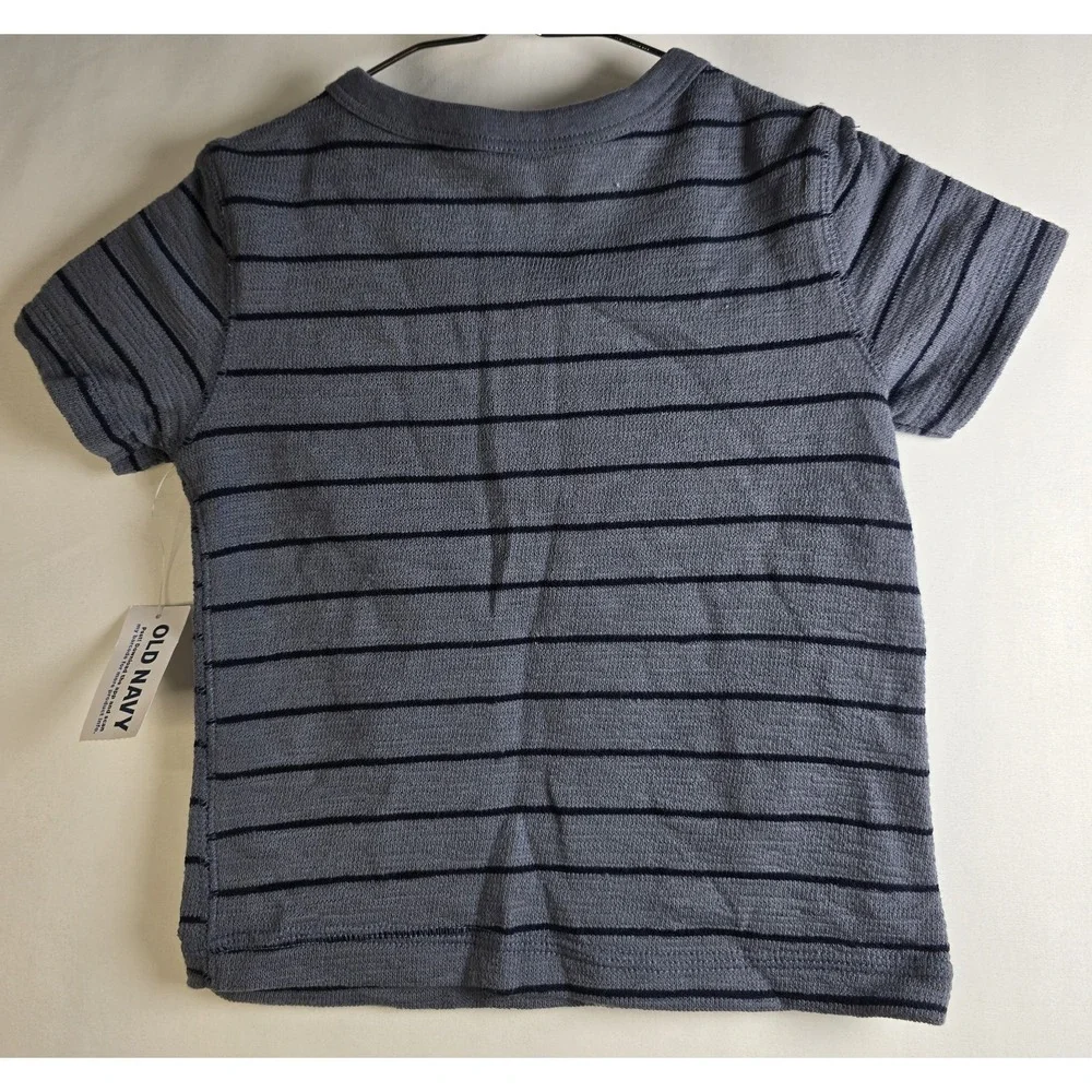Old Navy T Shirt  Boy 18-24m  Bray/Blue Short Sleeve Soft Old Navy